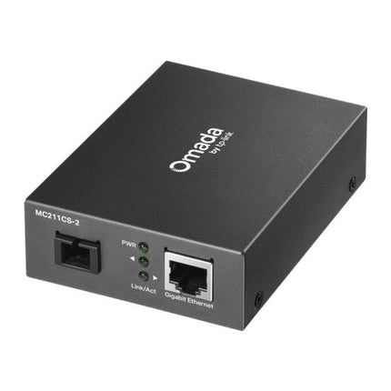 Media convertor TP-Link MC211CS-2, Gigabit, fibra single-mode SC/UPC, WDM, 2 km