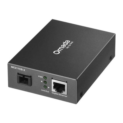 Media convertor TP-Link MC211CS-2, Gigabit, fibra single-mode SC/UPC, WDM, 2 km - imagine 2