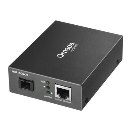 Media convertor TP-Link MC211CS-20, Gigabit, fibra single-mode SC/UPC, WDM, 20 km