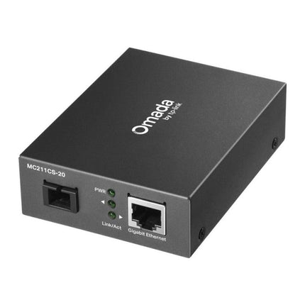 Media convertor TP-Link MC211CS-20, Gigabit, fibra single-mode SC/UPC, WDM, 20 km - imagine 2
