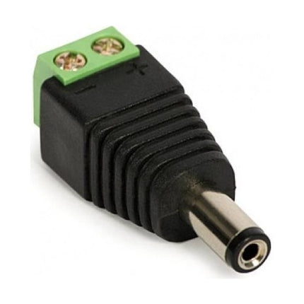 Mufa alimentare tata 2,1 / 5,5 / 10 mm cu suruburi TED343610