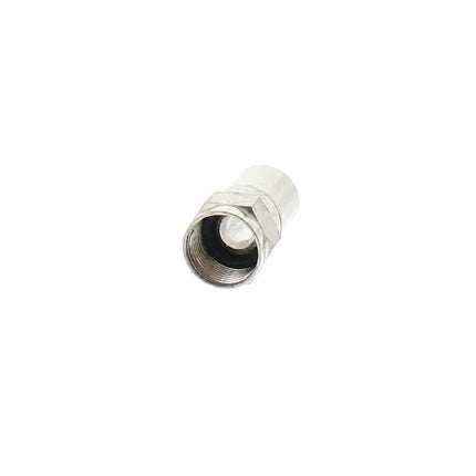 Mufa F metal pentru RG6 + garnitura cauciuc 100/set
