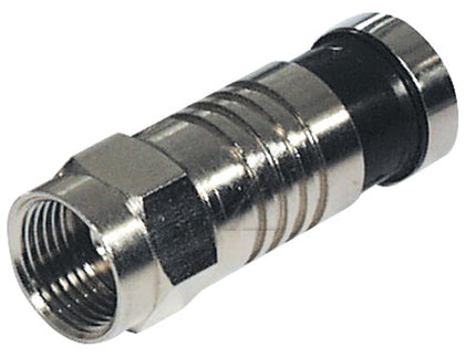 Mufa F metal pentru RG6 / RG59 compresie