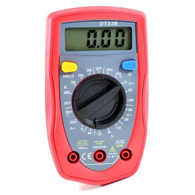 Multimetru Digital DT33B pentru instalatii - Masurare si testare