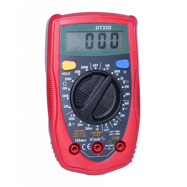 Multimetru digital DT 33D pentru instalatii - Masurare si testare
