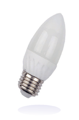 Bec Bl Led Lumanare E27, model C35, 5W=45W, 2700K, lumina calda
