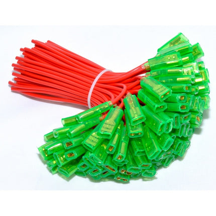 Papuci elecrici fir mama 6,3mm, set 3mm
