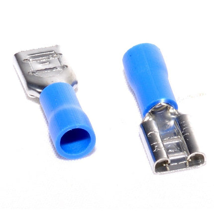 Papuci electrici albastri mama 6,3mm set 3mm