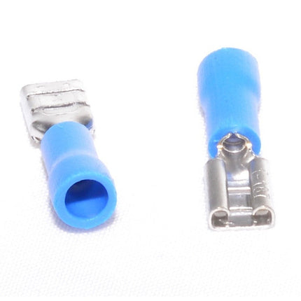 Papuci electrici albastri mama 4,8mm set 8mm