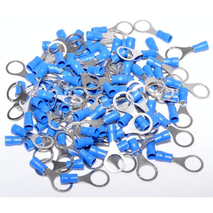 Papuci electrici izolati albastru tip inel 10mm