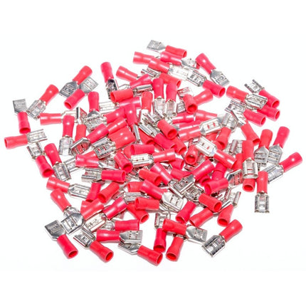 Papuci electrici rosi mama 6,3mm ,set 3mm