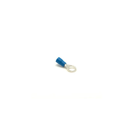 Papuci electrici izolati albastru tip inel 6mm
