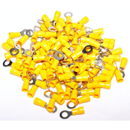 Papuci electrici izolati galben tip inel 6mm