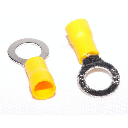 Papuci electrici izolati galben tip inel 8mm