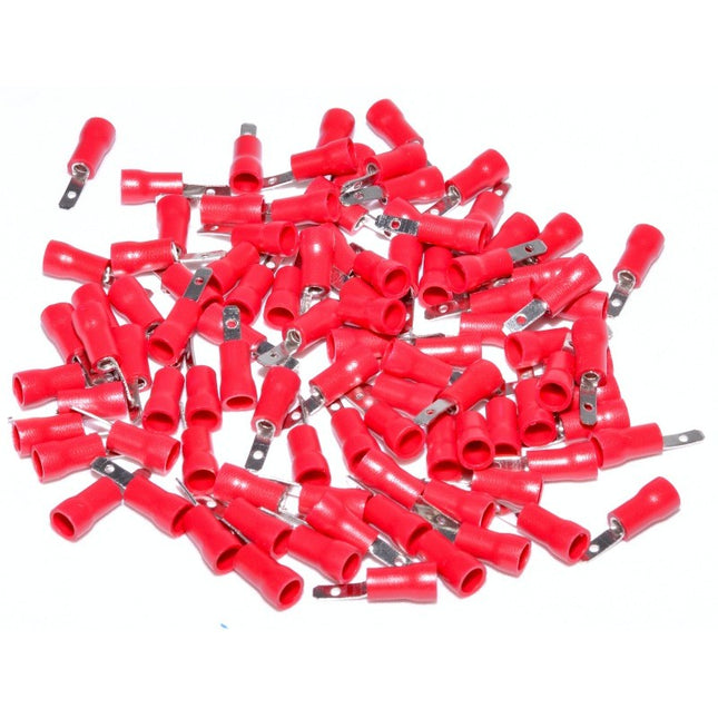 Papuci electrici rosii tata 2,8mm set 8mm