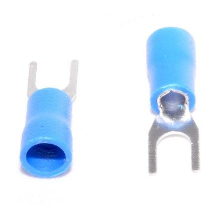 Papuci electrici albastri tip furca Ø 4mm