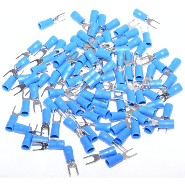 Papuci electrici albastri tip furca Ø 4mm