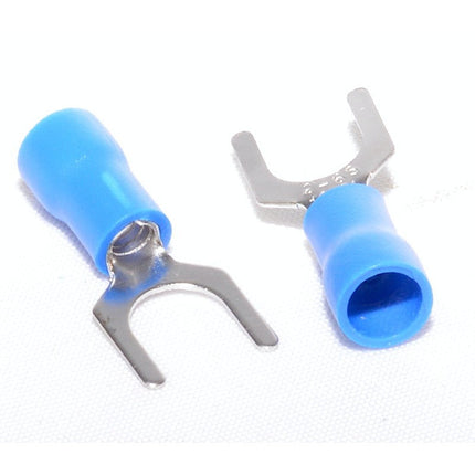 Papuci electrici albastri tip furca Ø 6mm
