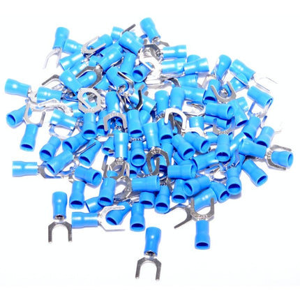 Papuci electrici albastri tip furca Ø 6mm