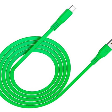 Cablu tip C verde plat