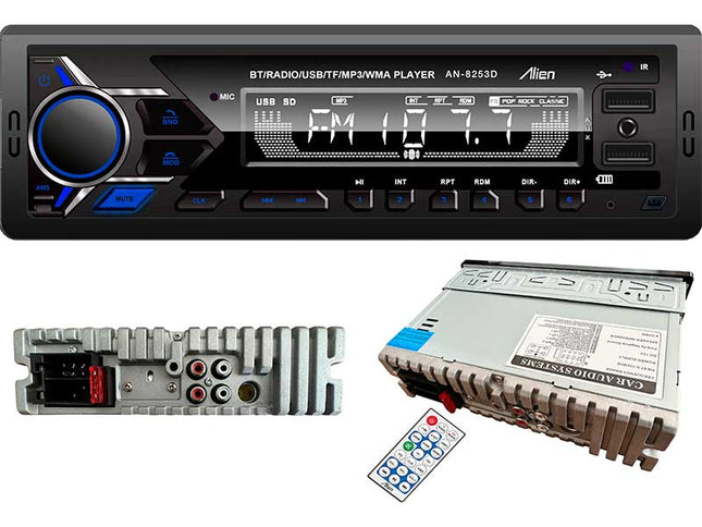 MP3 player auto TF/USB/BT fata detasabila AN- 8253D Alien