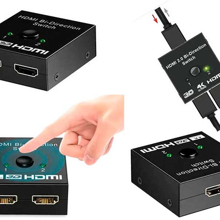 Spliter bidirectional HDMI 2.0 2 porturi 4K 60Hz