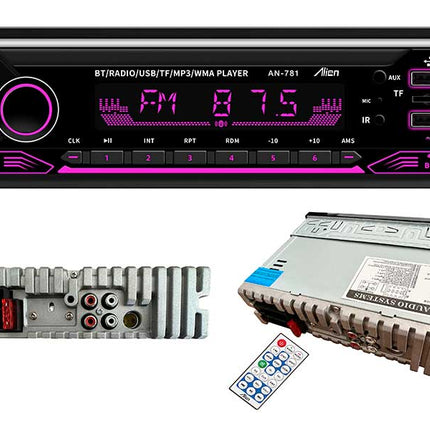 MP3 player auto TF/USB/BT si port USB incarcare AN-5507 Alien