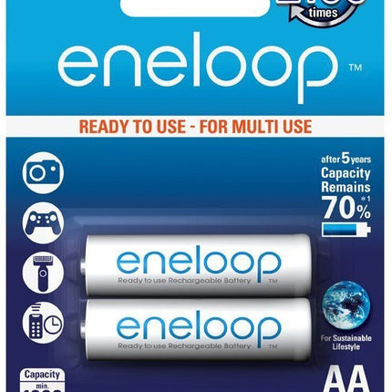 Set 4 acumulatori Panasonic Eneloop BK-3MCCE AA