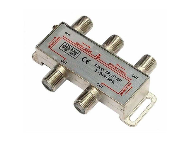 Spliter satelit 4 cai 5-2450MHz power pass