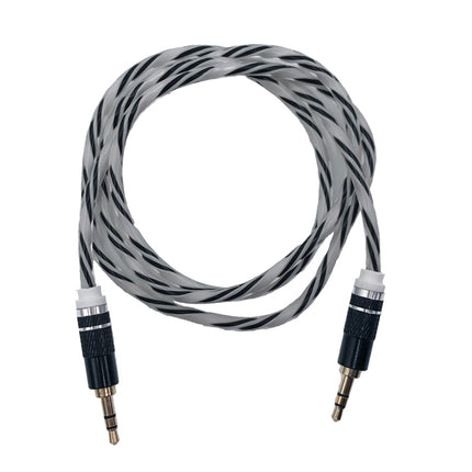 Cablu jack3.5 tata- jack3.5 tata silicon mufe metal 1m