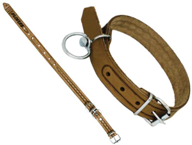 Zgarda caine din piele de (2CMx40CM)-Nr.298