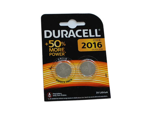 Baterie 3V CR2016 Duracell Lithium set 2buc