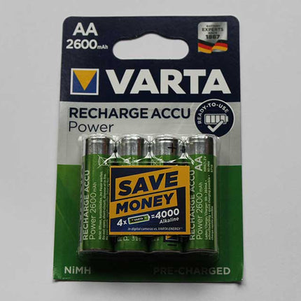 Set 4 acumulatori R6 2600ma Varta