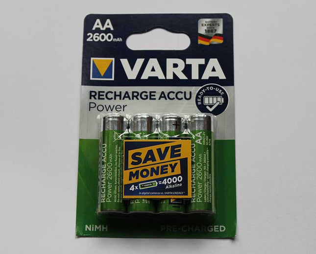 Set 4 acumulatori R6 2600ma Varta