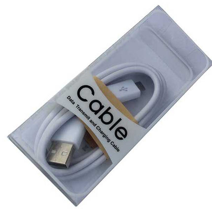 Cablu microusb 1m alb blister