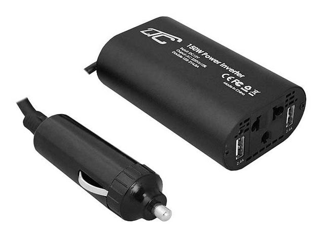 Invertor tensiune 12V 150W+2xUSB 2.4A