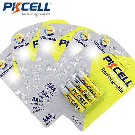 Set 4 acumulatori 600ma PKCELL R3