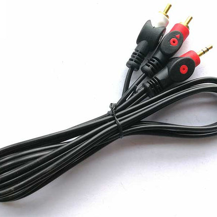 Cablu jack 3,5mm la 2RCA 1,5m rosu/alb