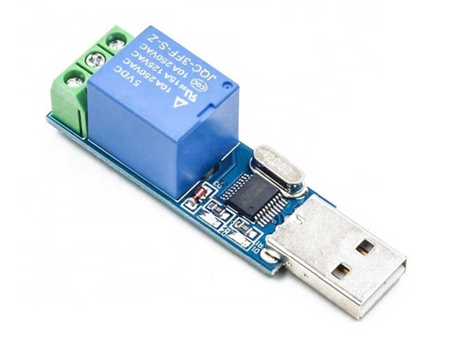 Modul control cu un releu interfata USB