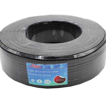Cablu microfon stereo 6mm rola 100m
