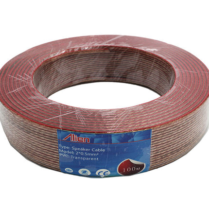 Cablu difuzor transp 2x0,5mm rola 100m
