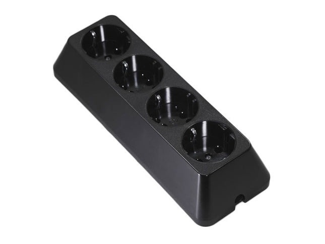 Cap prelungitor bachelita 4 cai negru