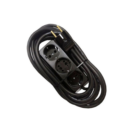 Prelungitor bachelita 3cai 2m 3x1.5mm2 negru