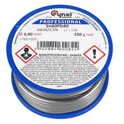 Fludor 250gr 3mm Cynel