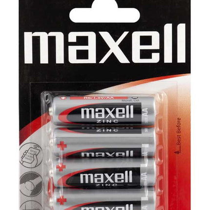 Set 4 baterii nealcaline R6 Maxell