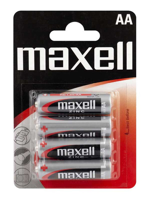 Set 4 baterii nealcaline R6 Maxell