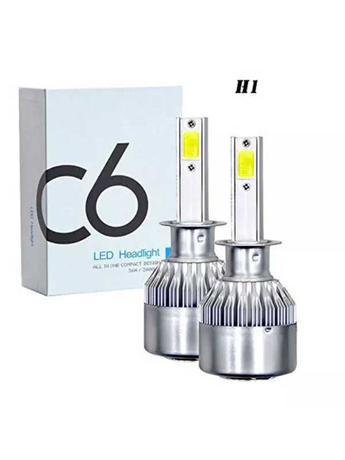 Bec auto C6 leduri 6000K set 2buc
