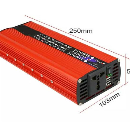 Invertor 12V 3000W cu USB