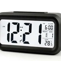 Ceas cu termomentru si alarma negru
