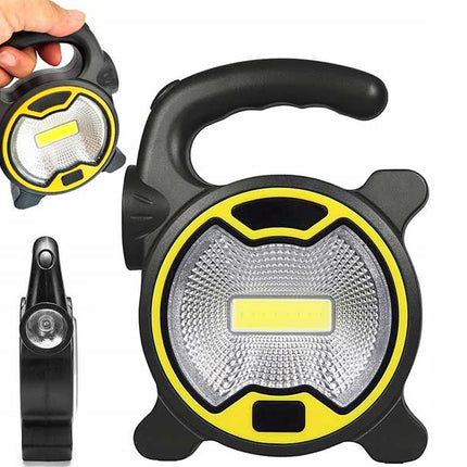 Lampa camping cu functie de lanterna led COB